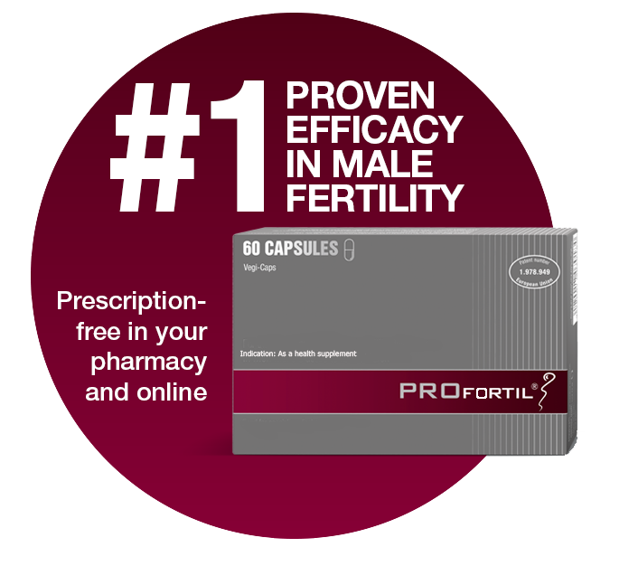 PROFORTIL®: #1 proven efficacy in male fertility
